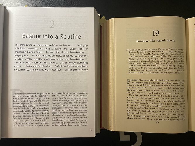 Home Comforts and Churchill chapter mini contents