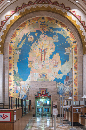 Guardian Building Michigan Mural